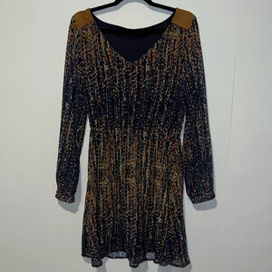 KLD Signature Women’s Long Sleeve Knee Length Dress P22